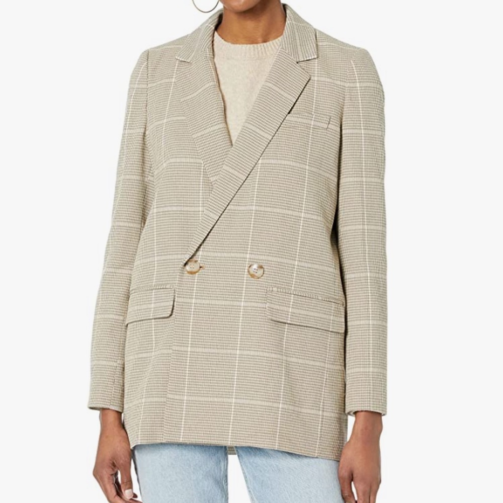 Madewell Chandler Blazer Women’s Size S Distant Surplus Double-Breasted Jacket